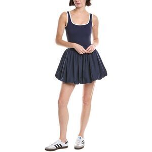 Phat Buddha Womens  Mini Tank Dress, Blue